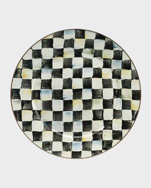 Courtly Check Enamel Serving Platter