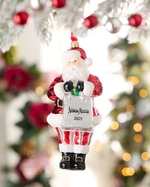 Santa with Bag Christmas Ornament