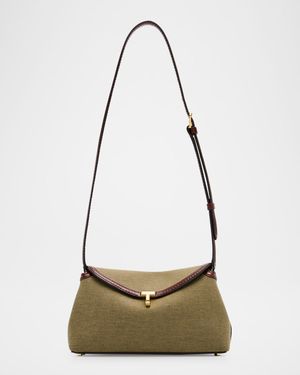 T-Lock Canvas Clutch Bag