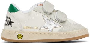 Golden Goose Baby Off-White & Gray Ball Star Sneakers