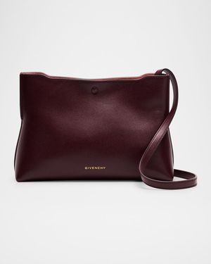 Day Flat Crossbody Pouch Bag in Shiny Leather