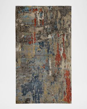 Layla Tibetan Weave Knotted Rug, 3' x 10'