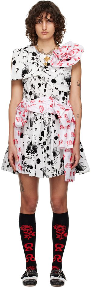 Chopova Lowena White Kralitza Minidress