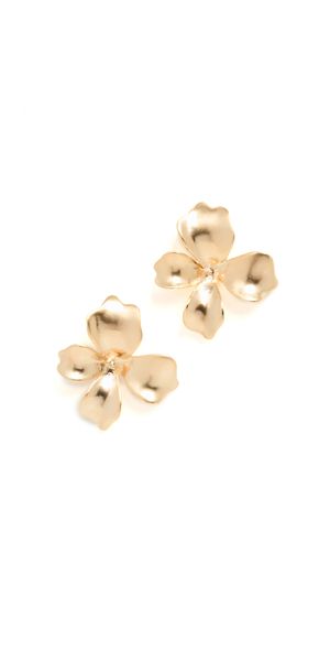 SHASHI Gold Fiorina Earrings Gold One Size