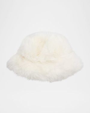 Oversized Faux Fur Bucket Hat