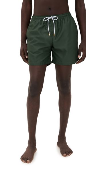 Ancora The Solid Olive Swim Trunks 5.5 Olive L