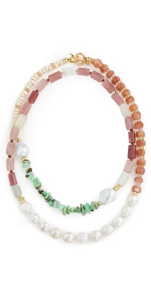 Lizzie Fortunato Cabana Necklace In Cactus Rose Multi One Size