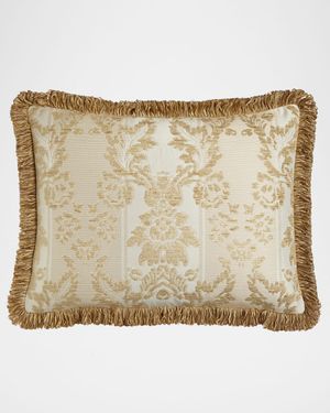 Antoinette Standard Chenille Sham with Loop Fringe
