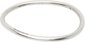 Ann Demeulemeester Silver Anouk Simple Bangle Bracelet
