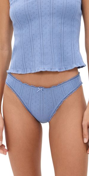 COUCOU The High Rise Panty French Blue L