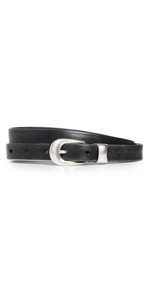 Our Legacy Leather Belt Black Leather 70