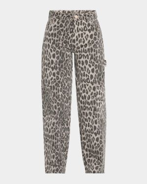 Drew Leopard Cargo Pants