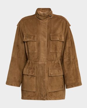Couture Suede Utility Jacket