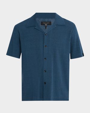 Men's Zuma Pointelle Short-Sleeve Shirt