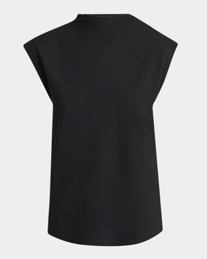 Double Silk Satin Blouse