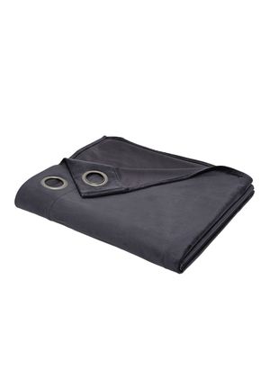 Today Linge De Maison - Rideau occultant à œillets uni - Taille 140x240 - Gris