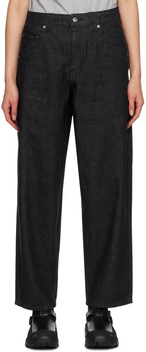 Dime Black Classic Baggy Jeans