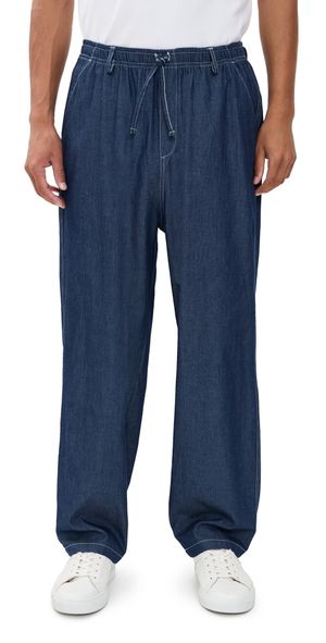 Bather Denim Linen Leisure Pants Rinsed M