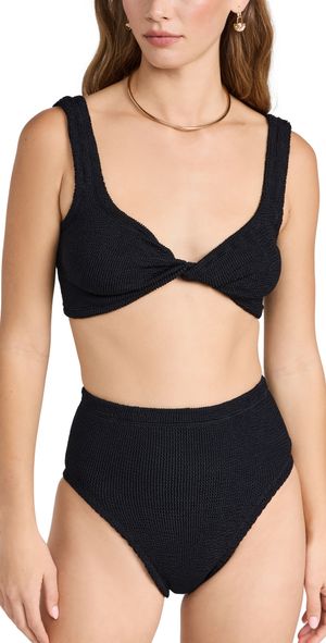 Hunza G Jamie Bikini Set Black One Size