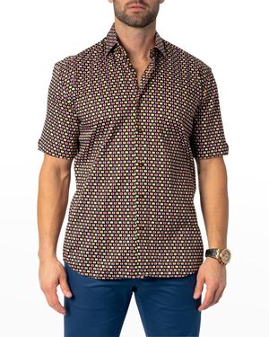 Men's Galileo Multi-Circle Sport Shirt