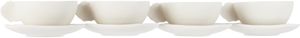 Jars Céramistes Off-White M Plume Cup & Saucer Set, 4 pcs