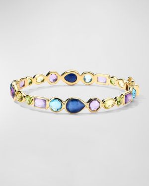 18K Rock Candy Hero Gelato Hinge Bangle Bracelet