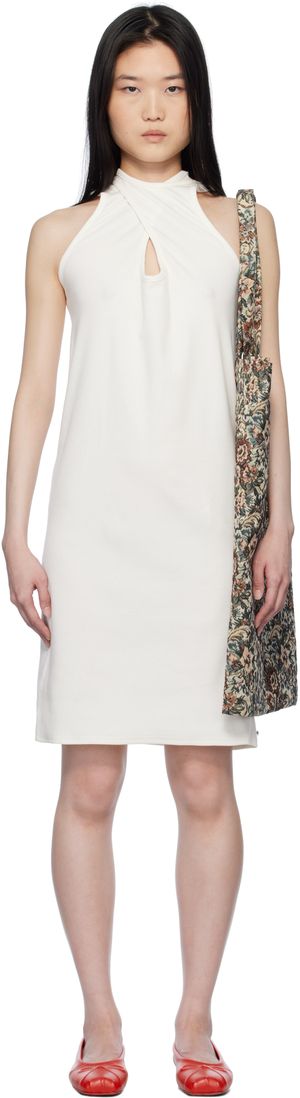 Bless Off-White Twintankdress Midi Dress