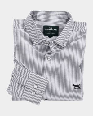 Men's Oxford Stripe Sport Shirt