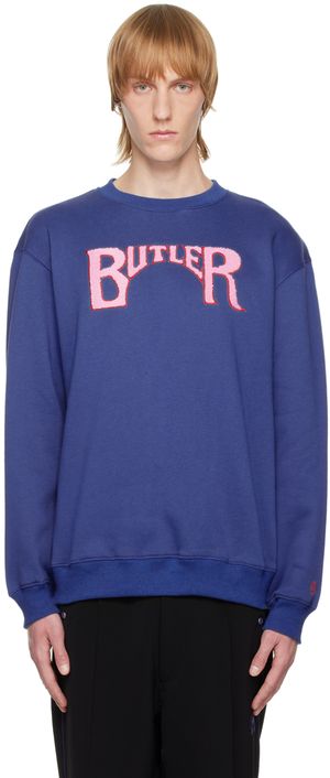 BUTLER SVC SSENSE Exclusive Blue Arch Sweatshirt