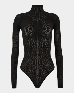 Reptile Net Long-Sleeve Bodysuit
