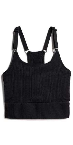 Ingrid & Isabel Seamless Nursing Sports Bra Black M