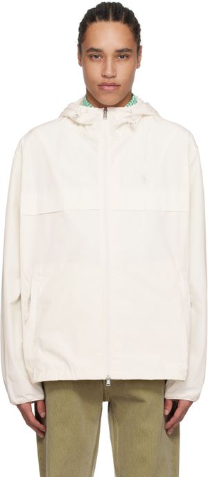 Polo Ralph Lauren White Eco Simplux Windbreaker Jacket