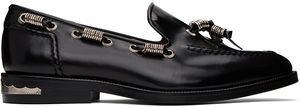 Toga Virilis Black Polished Loafers
