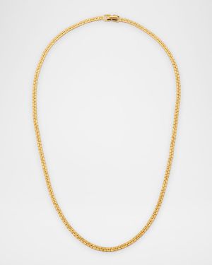 Textured Sparkle Chain Necklace