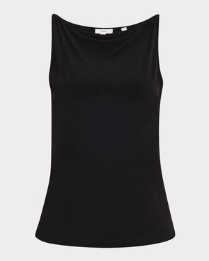 Boat-Neck Tank Top