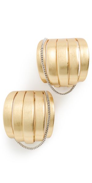 DEMARSON Allegra Earrings Two Tone One Size