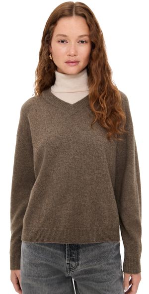 STAUD Doris Cashmere Sweater Truffle S