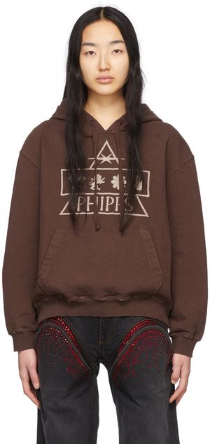 PHIPPS Brown Organic Cotton Hoodie