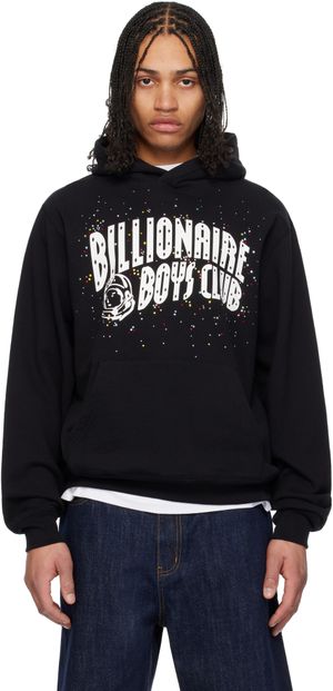 Billionaire Boys Club Black Embellished Arch Logo Popover Hoodie