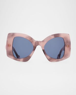 Twister Acetate Butterfly Sunglasses