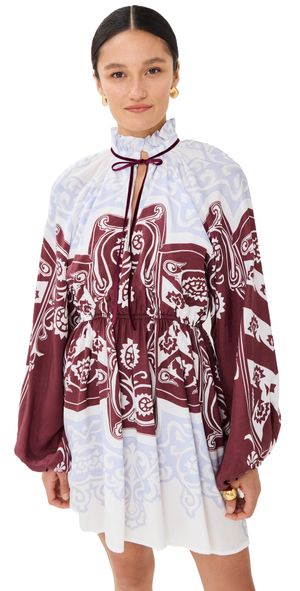 Lug Von Siga Selene Dress Maroon/Blue 42