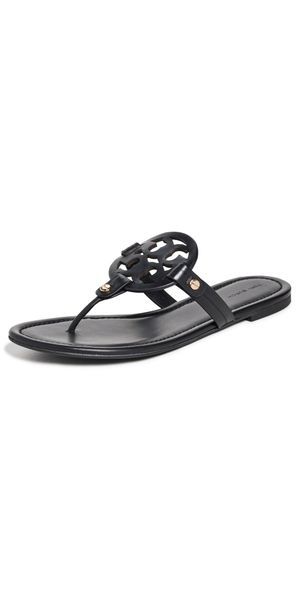 Tory Burch Miller Thong Sandals Black 4