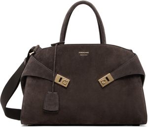 Ferragamo Brown Hug L Bag