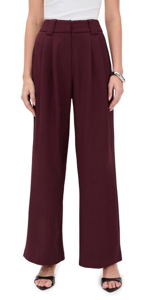 4th & Reckless Maggie Trousers Burgundy M