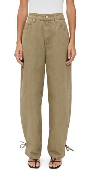 VRG GRL Marnie Khaki Denim Jeans Khaki L