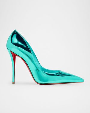 Miss Z Mirror Red Sole Pumps