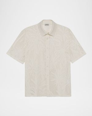 Men's Conrad Lace Button-Front Shirt