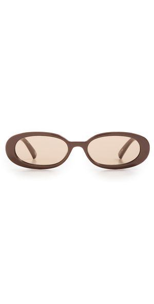 Le Specs Outta Love Sunglasses Cocoa One Size
