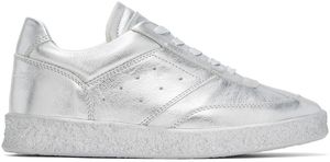 MM6 Maison Margiela Silver Court Sneakers