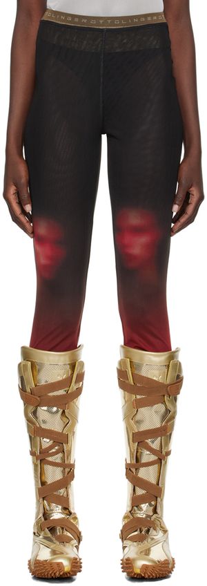 Ottolinger Black & Red Gradient Lounge Pants